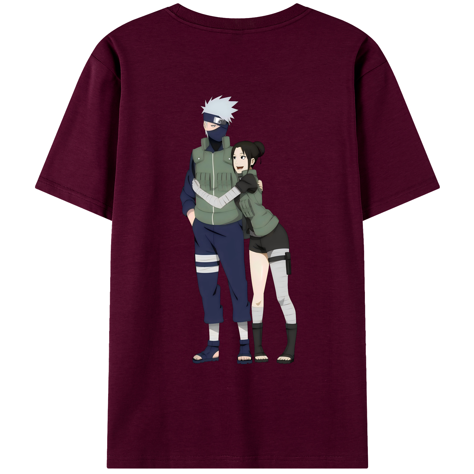 （画像用） NARUTO -ナルト- はたけ カカシ Hatake Kakashi レディース半袖Tシャツ(バックプリント)